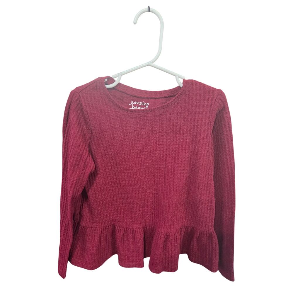 Red Skirted Sweater - jumping beans - 6